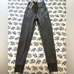 Charcoal Gym Shark High Waisted Joggers